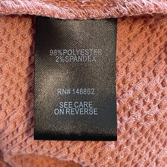 Torrid Ash Rose Textured Off Shoulder Top Womens Size 2X Faux Wrap Babydoll - Picture 8 of 11